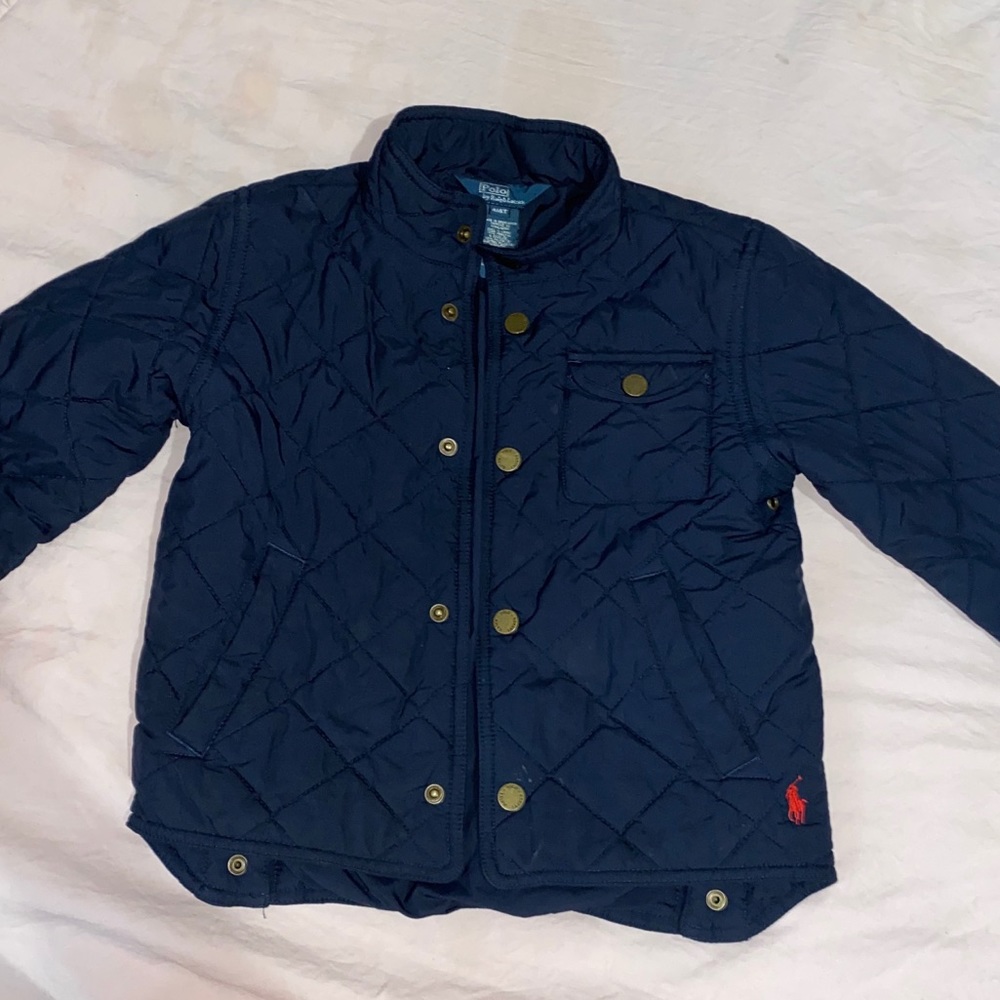 Ralph Lauren Navy Puffer Jacket